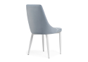 Стул на металлокаркасе Kora 1 light blue / white