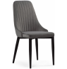 Стул на металлокаркасе Kora dark gray / black