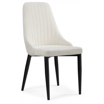 Стул на металлокаркасе Kora white / black