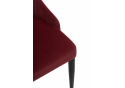 Стул на металлокаркасе Kora wine red / black