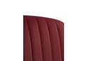 Стул на металлокаркасе Kora wine red / black