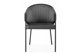 Стул на металлокаркасе Atlanta gray / black
