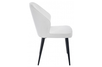 Стул на металлокаркасе Kalipso white / gold