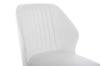 Стул на металлокаркасе Kalipso white / gold