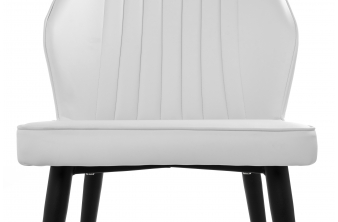 Стул на металлокаркасе Kalipso white / gold