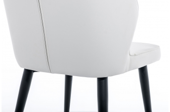 Стул на металлокаркасе Kalipso white / gold