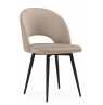 Стул на металлокаркасе Курбис бежевый (zd 210) / черный