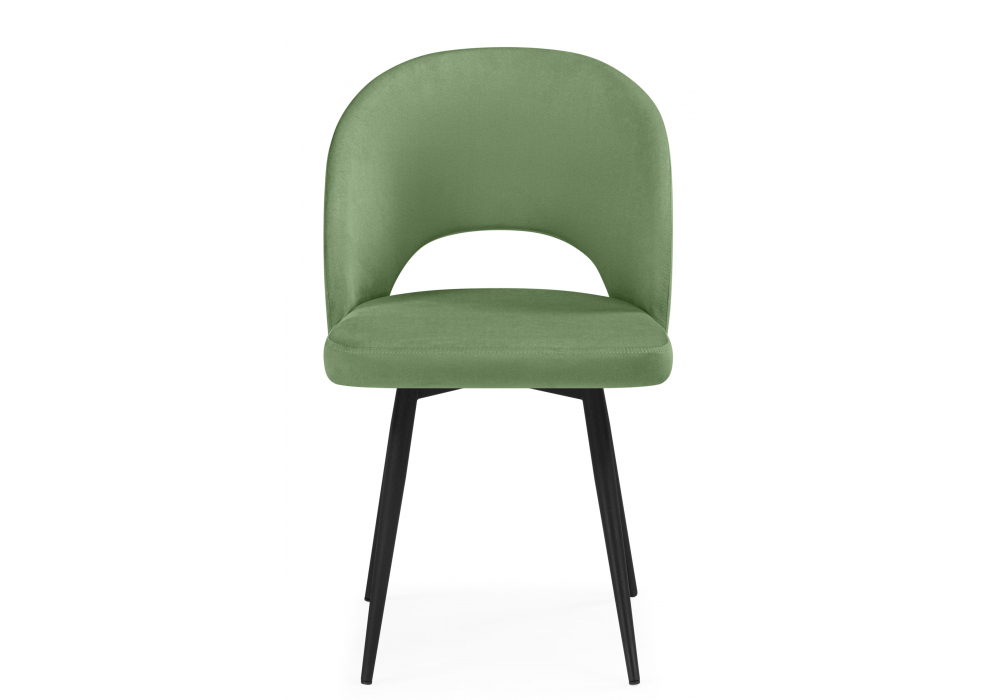 Стул на металлокаркасе Курбис фисташковый (zd 651) / черный