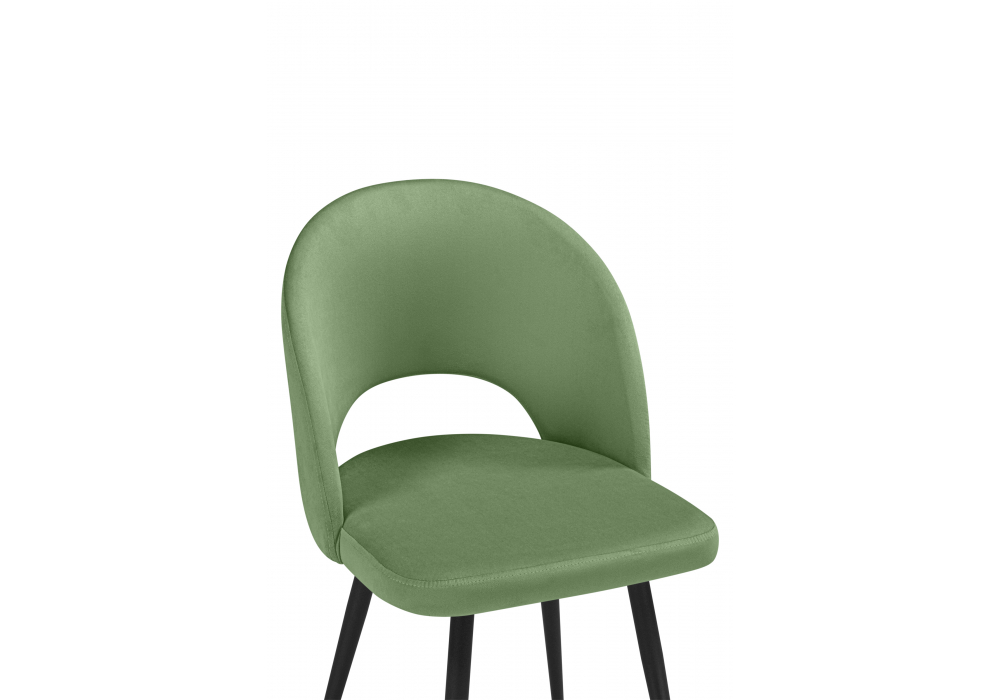 Стул на металлокаркасе Курбис фисташковый (zd 651) / черный