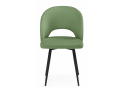 Стул на металлокаркасе Курбис фисташковый (zd 651) / черный