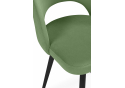 Стул на металлокаркасе Курбис фисташковый (zd 651) / черный