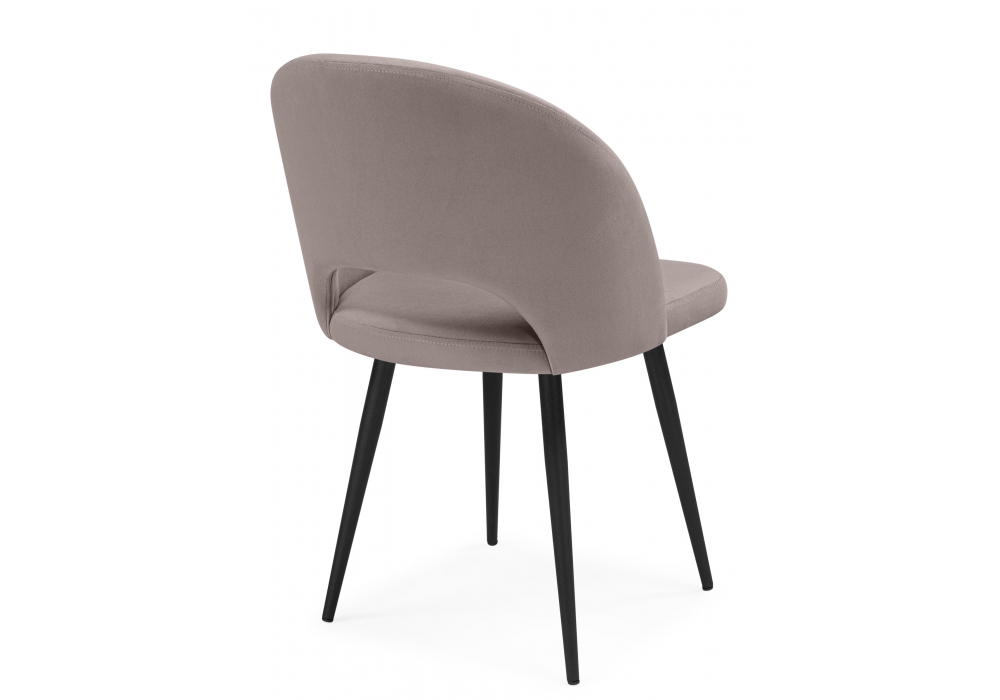 Стул на металлокаркасе Курбис латте (zd 290) / черный