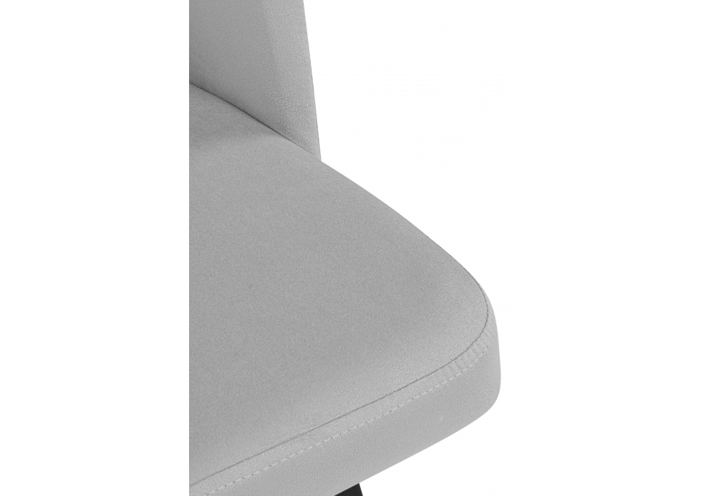 Стул на металлокаркасе Курбис светло-серый (zd 960) / черный