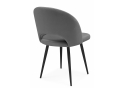 Стул на металлокаркасе Курбис темно-серый (zd 995) / черный