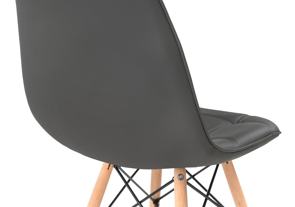 Деревянный стул Kvadro серый
