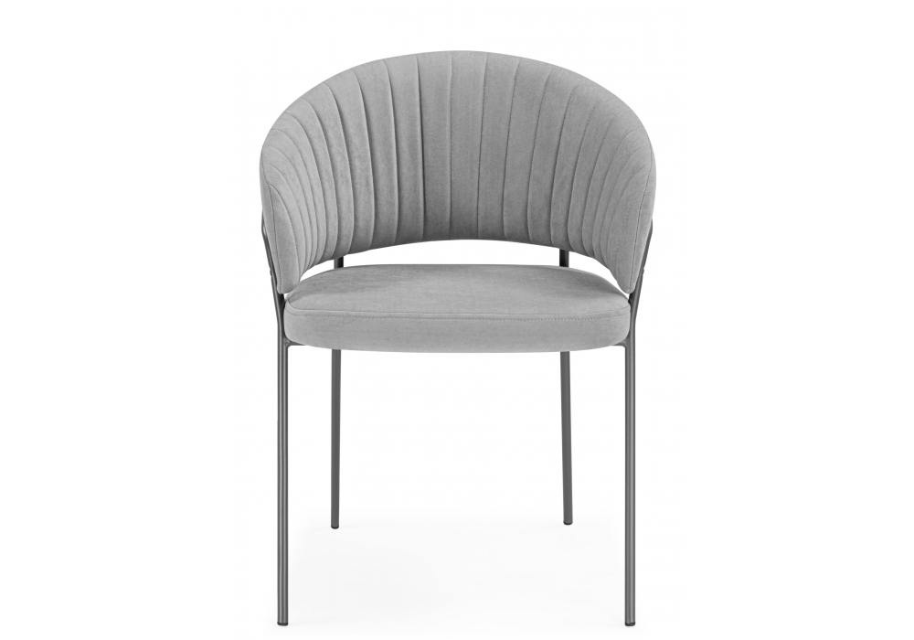 Стул на металлокаркасе Лео серый brendy monsoon 22 / серый