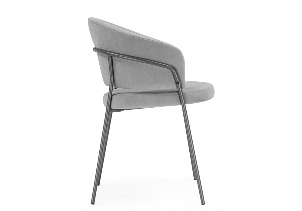 Стул на металлокаркасе Лео серый brendy monsoon 22 / серый