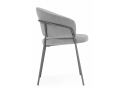 Стул на металлокаркасе Лео серый brendy monsoon 22 / серый