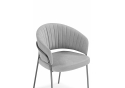 Стул на металлокаркасе Лео серый brendy monsoon 22 / серый