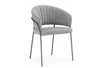 Стул на металлокаркасе Лео серый brendy monsoon 22 / серый