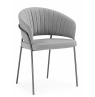 Стул на металлокаркасе Лео серый brendy monsoon 22 / серый