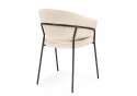 Стул на металлокаркасе Лео светло-бежевый (H-05) / черный