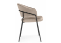 Стул на металлокаркасе Лео светло-коричневый (H-61) / черный