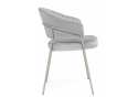 Стул на металлокаркасе Лео светло-серый (H-09) / серый