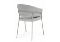Стул на металлокаркасе Лео светло-серый (H-09) / серый