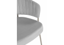 Стул на металлокаркасе Лео светло-серый (H-09) / серый