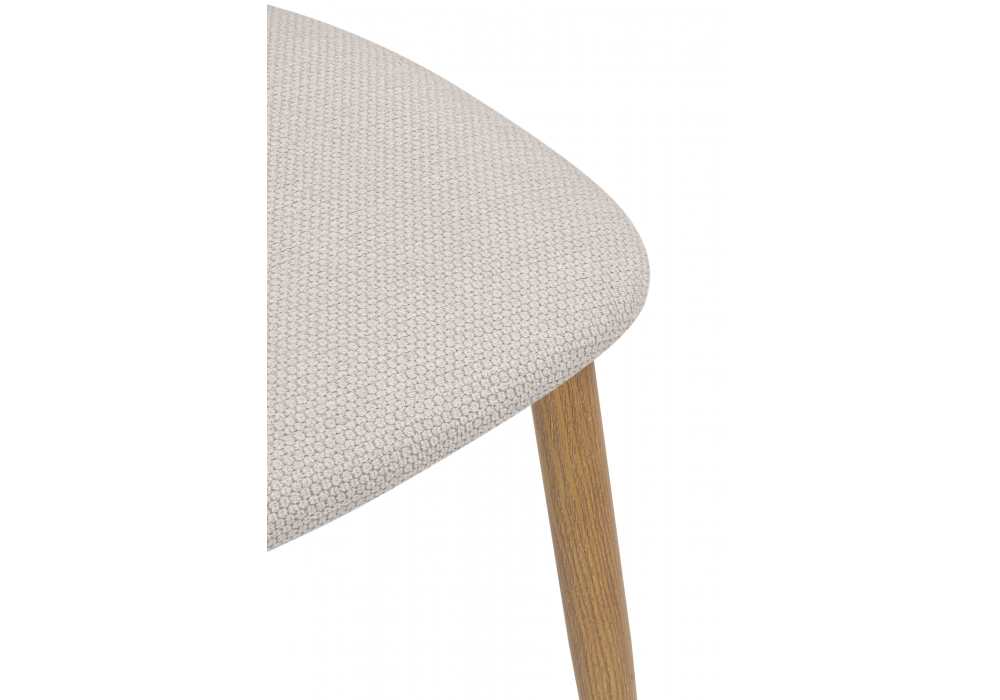 Стул на металлокаркасе Lisbon бежевый / цвет дерева