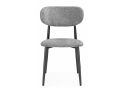 Стул на металлокаркасе Lisbon серый / черный