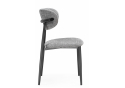 Стул на металлокаркасе Lisbon серый / черный