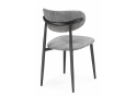 Стул на металлокаркасе Lisbon серый / черный