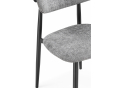 Стул на металлокаркасе Lisbon серый / черный
