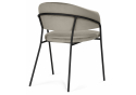 Стул на металлокаркасе Лукас бежевый / черный каркас