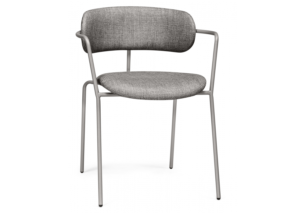 Стул на металлокаркасе Маки бежевый / серый матовый