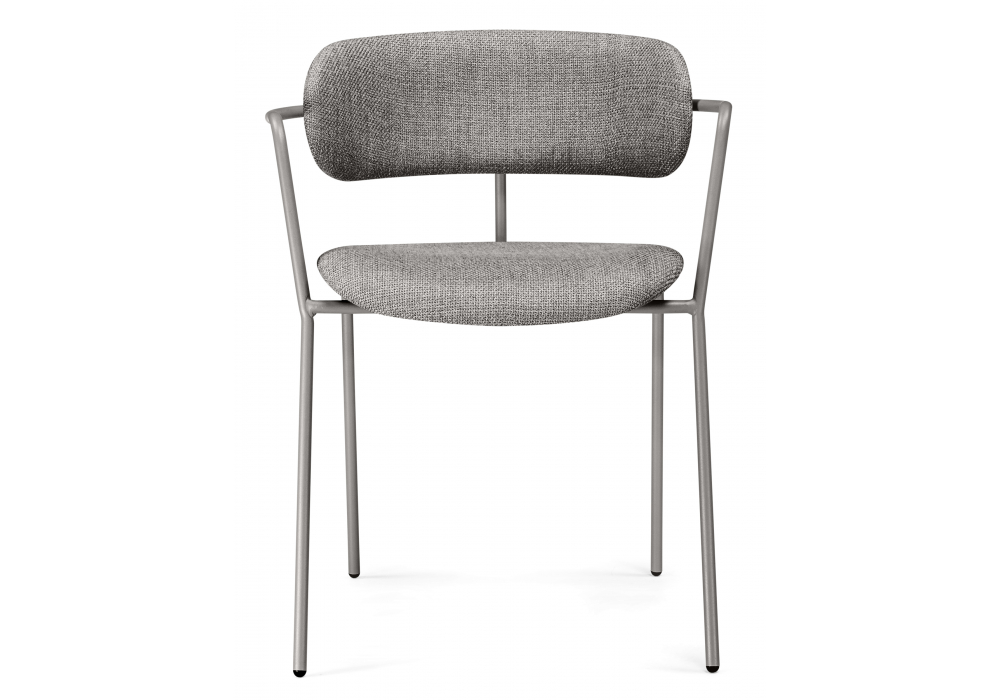 Стул на металлокаркасе Маки бежевый / серый матовый