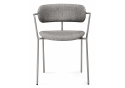 Стул на металлокаркасе Маки бежевый / серый матовый