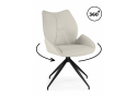 Стул на металлокаркасе Miranda 360 крутящийся beige / black