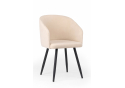 Стул на металлокаркасе Монер 360 бежевый (glory 03) / черный
