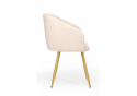 Стул на металлокаркасе Монер 360 бежевый (glory 03) / золотой
