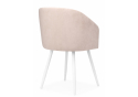 Стул на металлокаркасе Монер 360 латте (glory 10) / белый