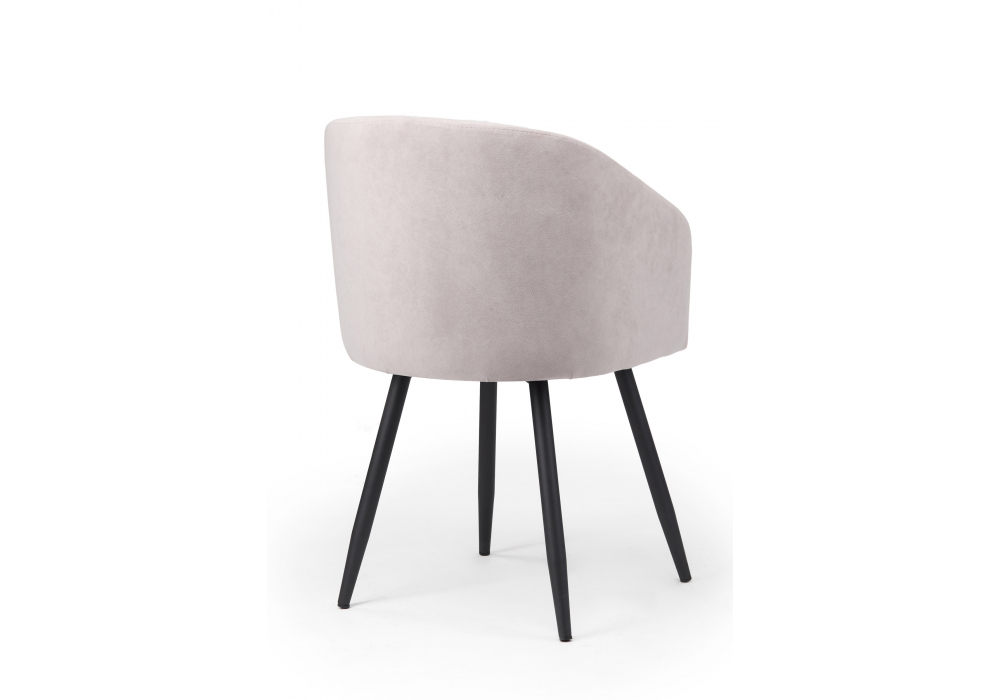 Стул на металлокаркасе Монер 360 светло-серый (glory 36) / черный