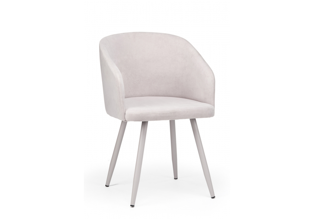 Стул на металлокаркасе Монер 360 светло-серый (glory 36) / серый