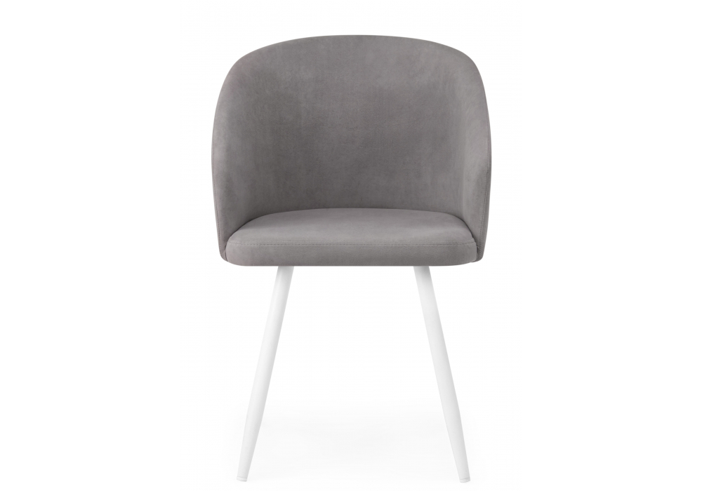 Стул на металлокаркасе Монер 360 темно-серый (glory 20) / белый