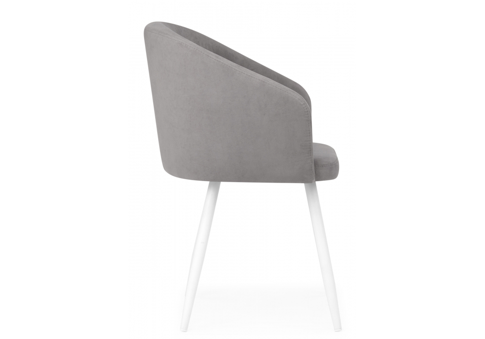 Стул на металлокаркасе Монер 360 темно-серый (glory 20) / белый