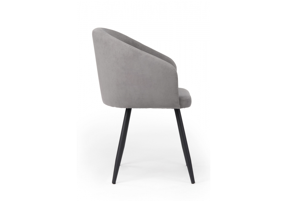 Стул на металлокаркасе Монер 360 темно-серый (glory 20) / черный