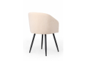 Стул на металлокаркасе Монер бежевый (glory 03) / черный
