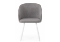 Стул на металлокаркасе Монер темно-серый (glory 20) / белый